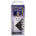 12 Pack Universal Fountain Pen Cartridges - Lake Placid Blue - Image 2