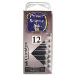 12 Pack Universal Fountain Pen Cartridges - Black Cherry - Image 2