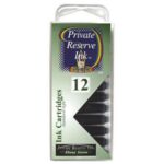12 Pack Universal Fountain Pen Cartridges - Ebony Green - Image 2
