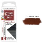 12 Pack - Private Reserve Ink, Universal Fountain Pen Ink Cartridges Clear Case, Vampire Red - Image 4