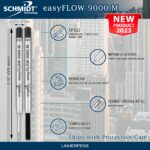 Imprinted Schmidt easyFLOW9000 Ballpoint Refill- Black Ink, Medium Tip 1.0mm - Pack of 3 - Image 3