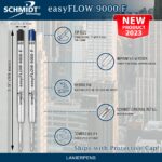 Imprinted Schmidt easyFLOW9000 Ballpoint Refill- Black & Blue Ink, Fine Tip 0.8mm - Pack of 6 - Image 3
