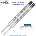 Imprinted Schmidt easyFLOW9000 Ballpoint Refill- Black & Blue Ink, Fine Tip 0.8mm - Pack of 12 - Image 2