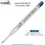 Imprinted Schmidt easyFLOW9000 Ballpoint Refill- Blue Ink, Medium Tip 1.0mm - Pack of 10 - Image 2
