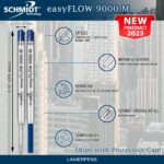 Imprinted Schmidt easyFLOW9000 Ballpoint Refill- Blue Ink, Medium Tip 1.0mm - Image 3