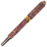 Art Deco Fountain Pen - Purple Maple Burl - Image 3