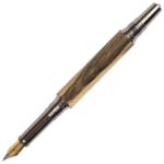 Art Deco Fountain Pen - Spalted Hackberry - Image 2
