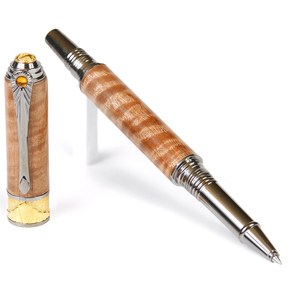 AR6W80-2T.jpg Art Deco Rollerball Pen - Pyinma - Image 1