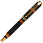 Baron Fountain Pen - Ebony with Pernambuco Inlays - Image 3