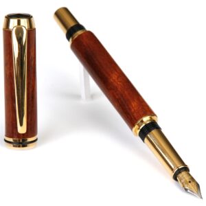 Baron Fountain Pen - Pommele Bubinga