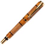 Baron Fountain Pen - White Oak with Yellow Inlay - Image 3