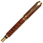 Baron Fountain Pen - Curly Hawaiian Koa - Image 3