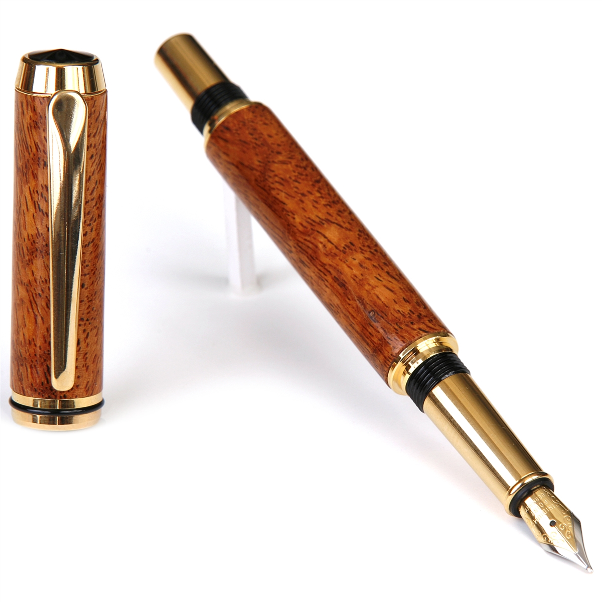 BF4W54-2T.jpg Baron Fountain Pen - Praduak Tiger Grain - Image 1