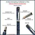 Baron Fountain Pen - Red Maple Burl - Image 3