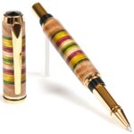 Baron Rollerball Pen - Maple with Colored Inlays
