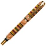 Baron Rollerball Pen - Maple with Colored Inlays - Image 3