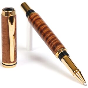 Baron Rollerball Pen - Curly Hawaiian Koa