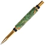 Baron Rollerball Pen - Green Maple Burl - Image 2