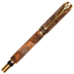 Baron Rollerball Pen - Gray & Black Maple Burl - Image 3