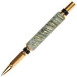 Baron Rollerball Pen - Teal Box Elder - Image 2