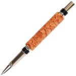 Baron Rollerball Pen - Afzilia Snakeskin - Image 2