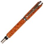 Baron Rollerball Pen - Afzilia Snakeskin - Image 3