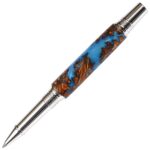 Baron Rollerball Pen - Turquoise Metallic Pine Cone - Image 2