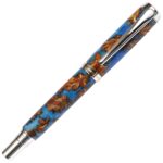 Baron Rollerball Pen - Turquoise Metallic Pine Cone - Image 3