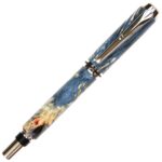 Baron Rollerball Pen - Blue Maple Burl - Image 3