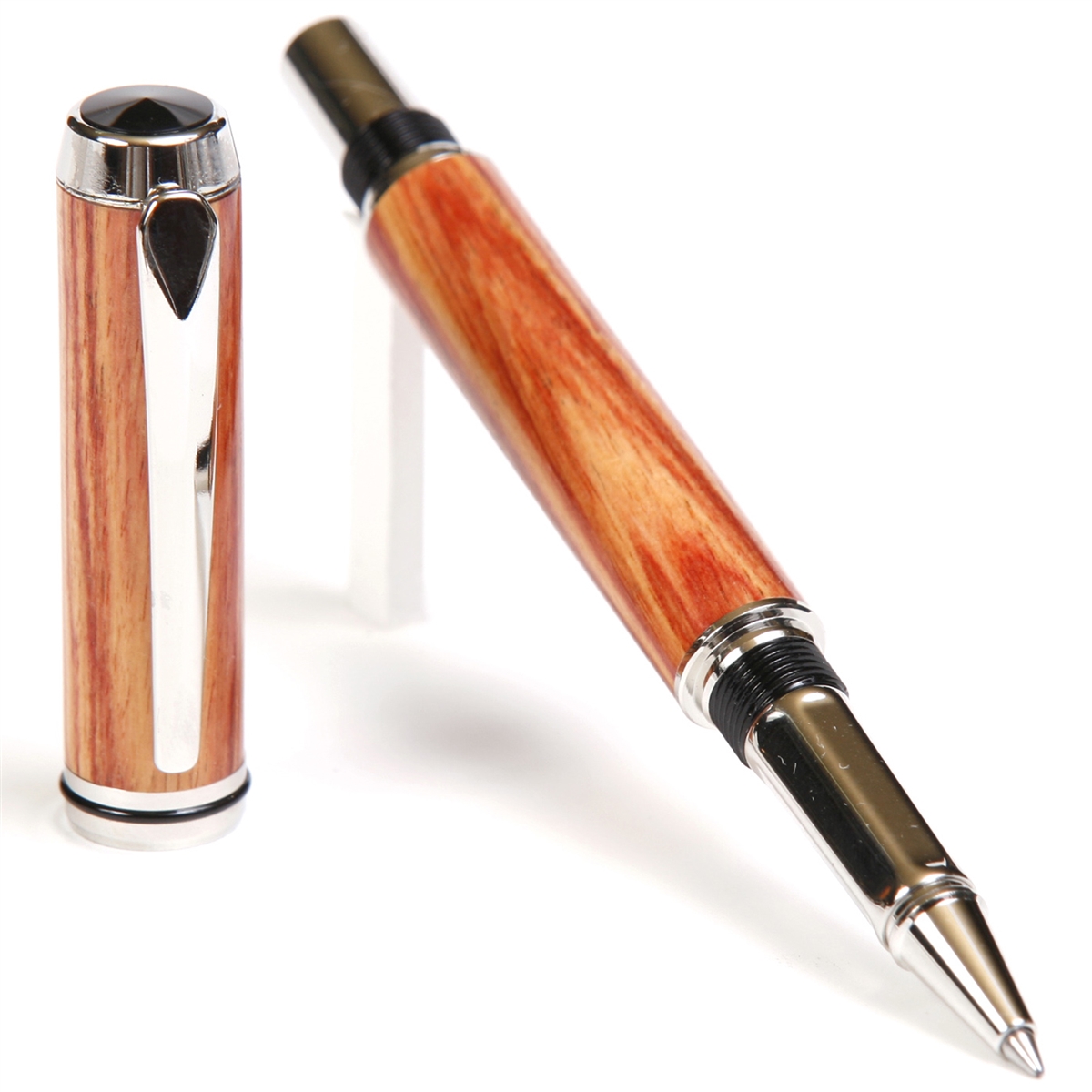 BR5W64-2T.jpg Baron Rollerball Pen - Tulip Wood - Image 1