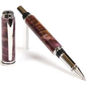 Baron Rollerball Pen - Purple Maple Burl