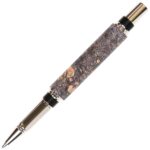 Baron Rollerball Pen - Gray & Black Maple Burl - Image 2
