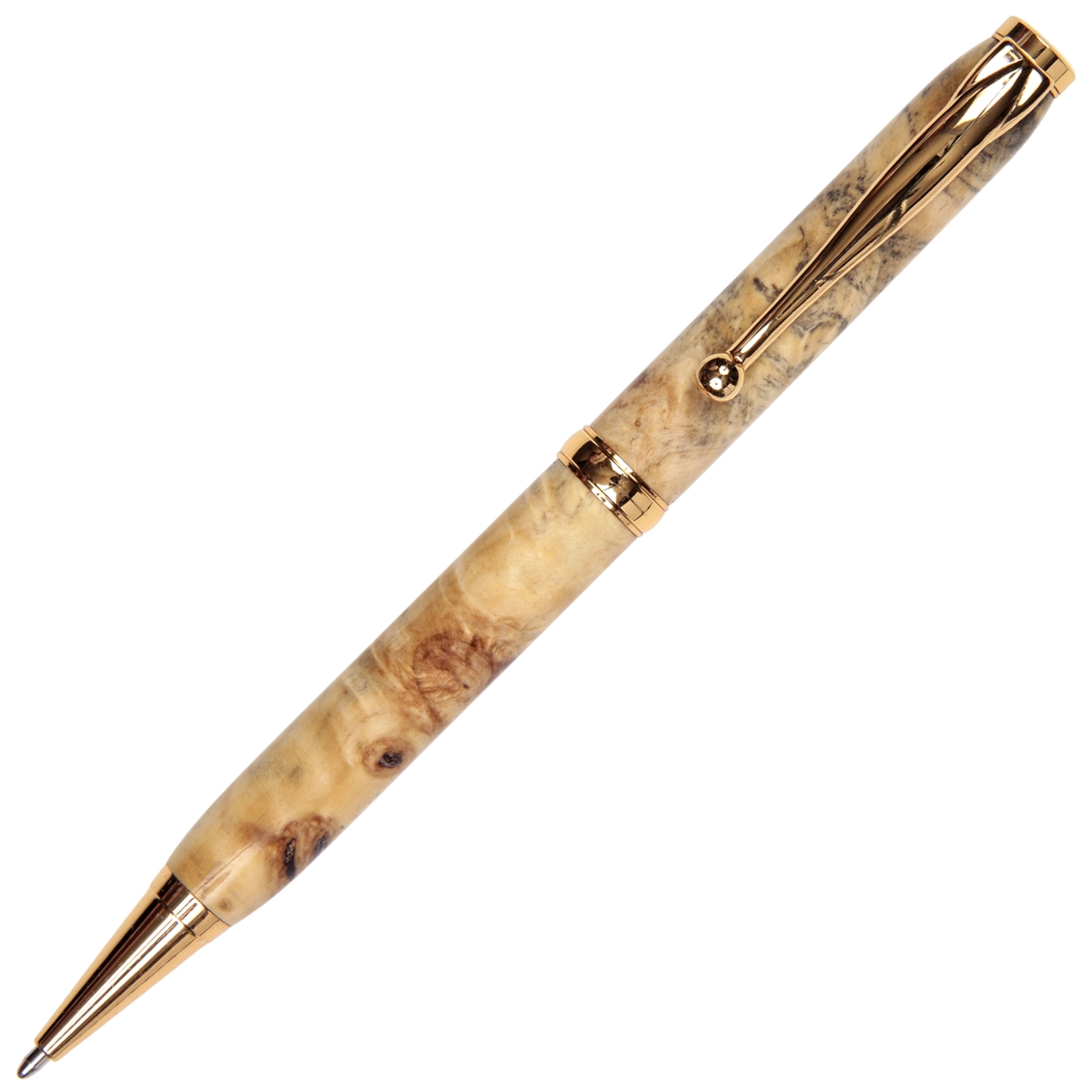 C01W20-2T.jpg Comfort Twist Pen - California Buckeye Burl - Image 1