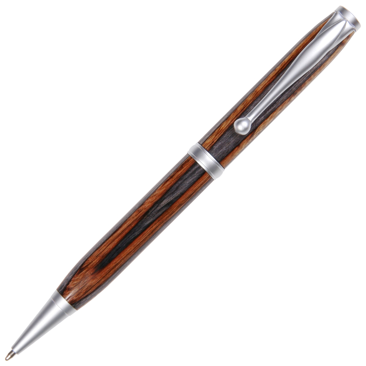 C02W77-2T.jpg Comfort Twist Pen - Black & Brown - Image 1