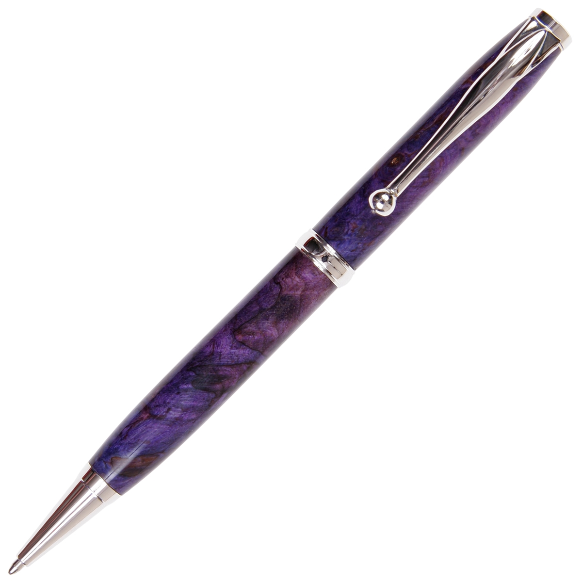 C05W72-2T.jpg Comfort Twist Pen - Purple Maple Burl - Image 1