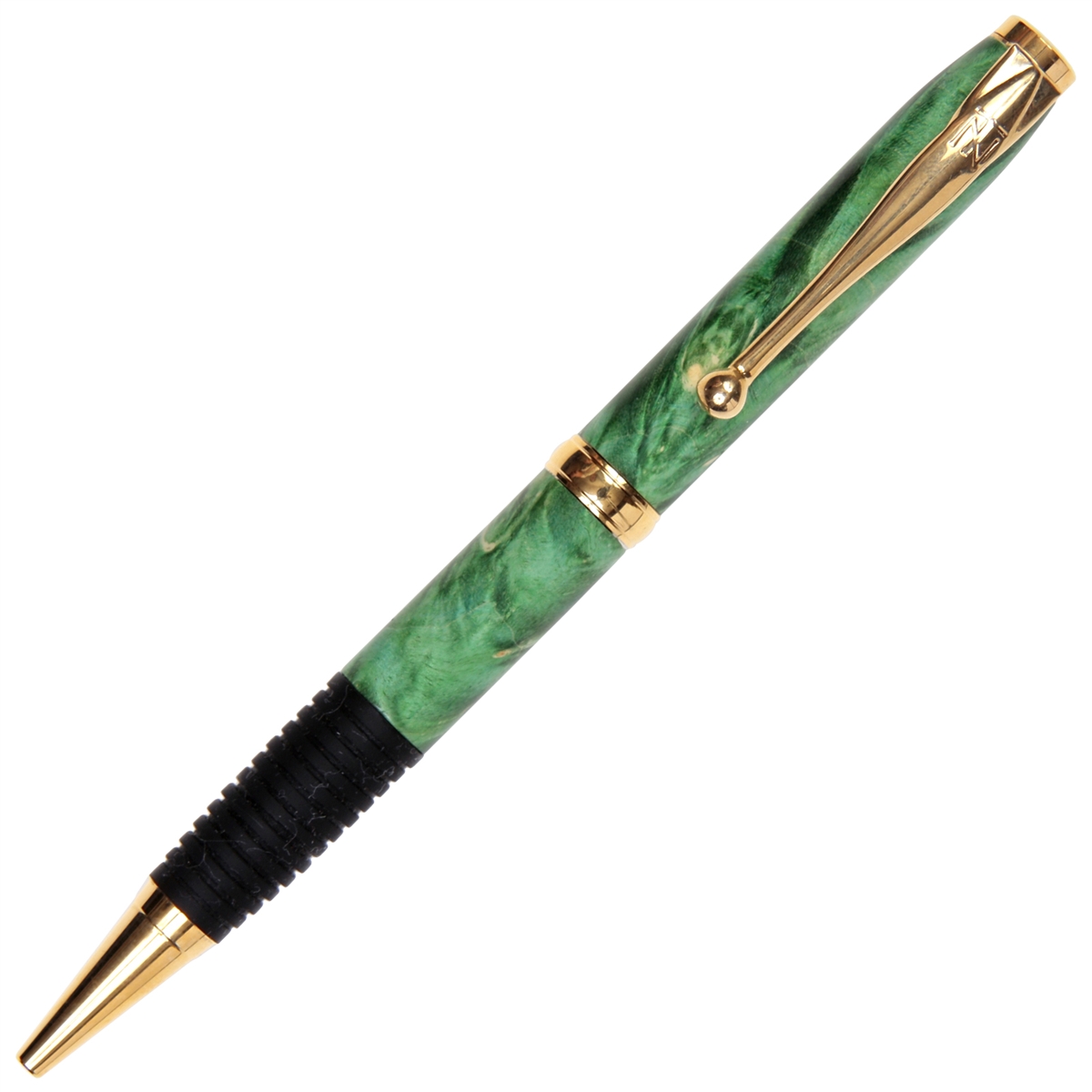 CG4W45-2T.jpg Comfort Twist Pen with Grip - Green Maple Burl - Image 1